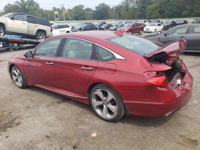 1HGCV1F91JA088063 - 2018 HONDA ACCORD TOURING RED photo 2