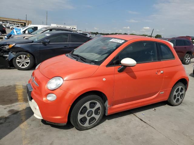 3C3CFFGE2DT750979 - 2013 FIAT 500 ELECTRIC ORANGE photo 1