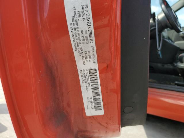 3C3CFFGE2DT750979 - 2013 FIAT 500 ELECTRIC ORANGE photo 12