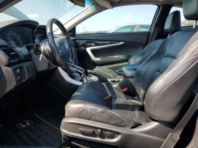 1HGCT1B8XDA005639 - 2013 HONDA ACCORD EXL BLACK photo 7