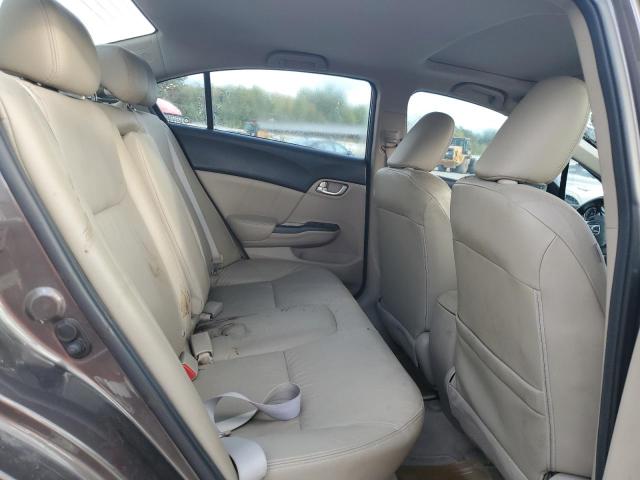 19XFB2F90CE000579 - 2012 HONDA CIVIC EXL ნაცრისფერი ფოტო 10