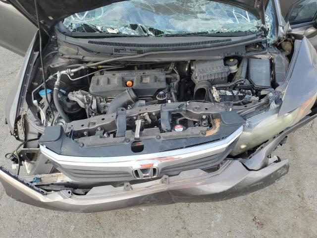19XFB2F90CE000579 - 2012 HONDA CIVIC EXL ნაცრისფერი ფოტო 11