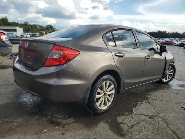 19XFB2F90CE000579 - 2012 HONDA CIVIC EXL ნაცრისფერი ფოტო 3