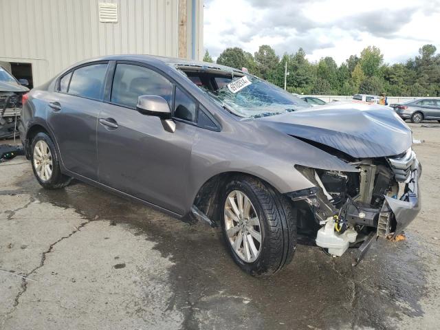 19XFB2F90CE000579 - 2012 HONDA CIVIC EXL GRAY photo 4