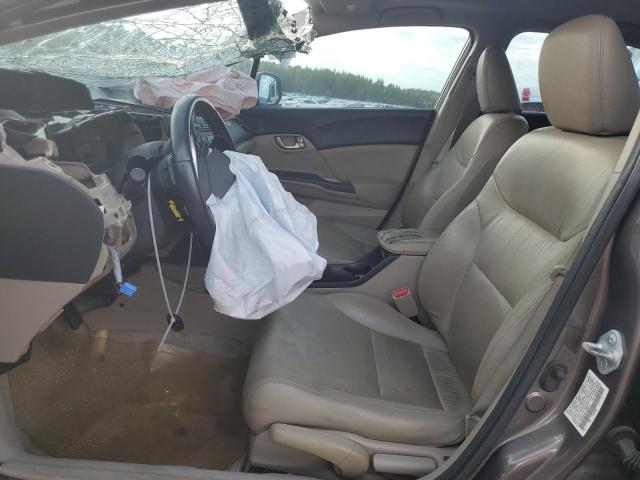 19XFB2F90CE000579 - 2012 HONDA CIVIC EXL ნაცრისფერი ფოტო 7