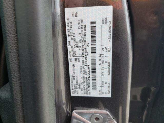 5LMCJ3C91JUL32358 - 2018 LINCOLN MKC RESERVE Gri fotoğraf 12