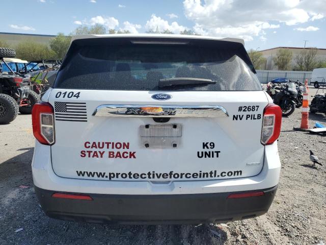 1FMSK7BH2LGB93886 - 2020 FORD EXPLORER WHITE photo 6