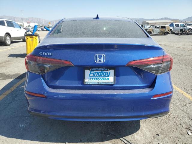 2HGFE2F25PH531184 - 2023 HONDA CIVIC LX BLUE photo 6