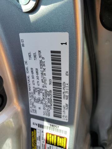 5TFNA5DB4PX125709 - 2023 TOYOTA TUNDRA CREWMAX PLATINUM ვერცხლისფერი ფოტო 13