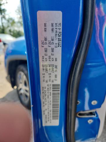 3C4NJDBBXJT402279 - 2018 JEEP COMPASS LATITUDE BLUE photo 13