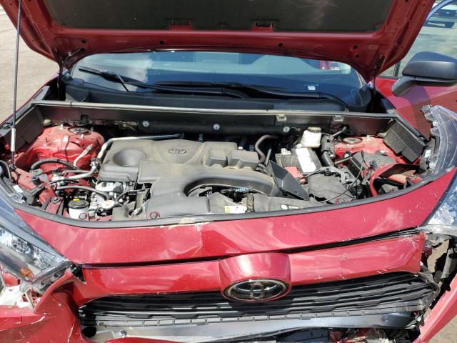 2T3H1RFV1NW220984 - 2022 TOYOTA RAV4 LE MAROON photo 12