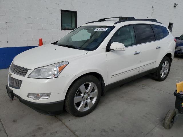 1GNKVLED1BJ108333 - 2011 CHEVROLET TRAVERSE LTZ WHITE photo 1