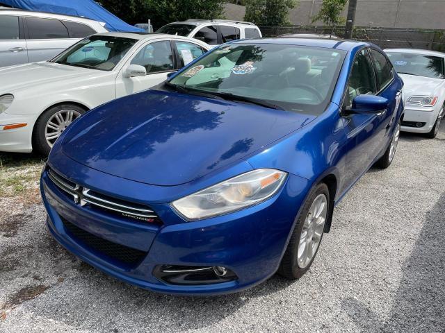 1C3CDFCH7DD322790 - 2013 DODGE DART LIMITED BLUE photo 2