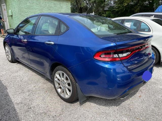 1C3CDFCH7DD322790 - 2013 DODGE DART LIMITED BLUE photo 3