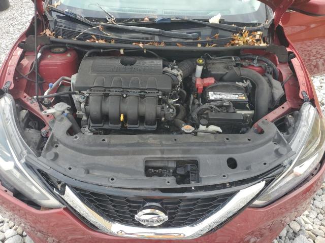 3N1AB7AP6GL684166 - 2016 NISSAN SENTRA S MAROON photo 11