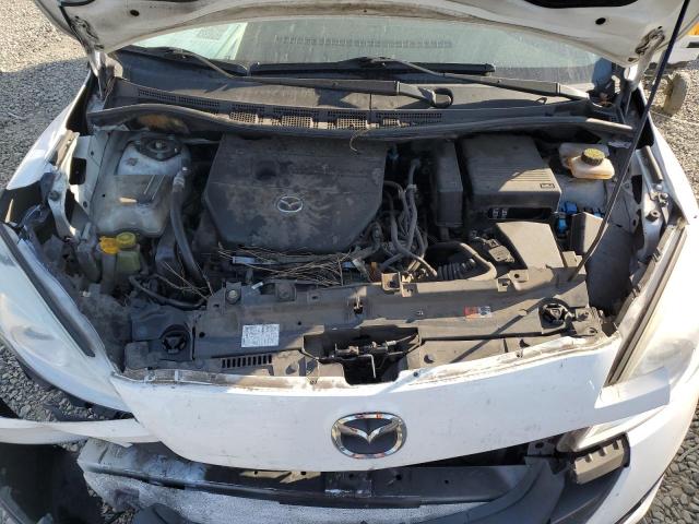 JM1CW2BL0C0117662 - 2012 MAZDA 5 WHITE photo 11