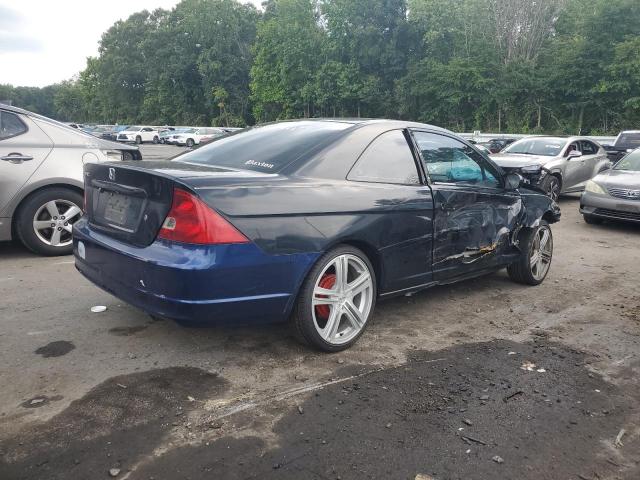 1HGEM22922L105532 - 2002 HONDA CIVIC EX BLACK photo 3