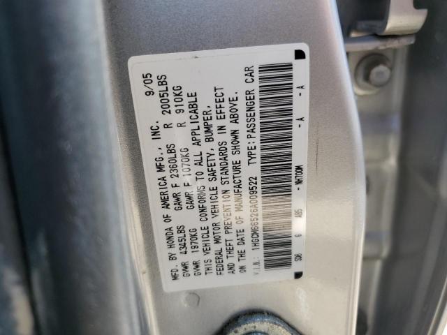 1HGCM66526A009522 - 2006 HONDA ACCORD EX 银色 照片 13