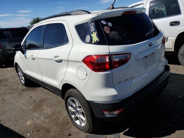 MAJ3S2GE3MC397699 - 2021 FORD ECOSPORT SE WHITE photo 2