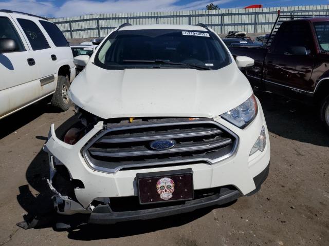 MAJ3S2GE3MC397699 - 2021 FORD ECOSPORT SE WHITE photo 5