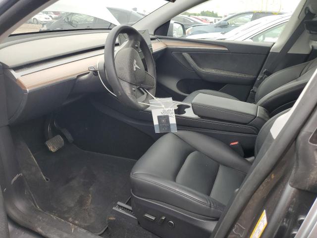 7SAYGDED7SF230739 - 2025 TESLA MODEL Y GRAY photo 7