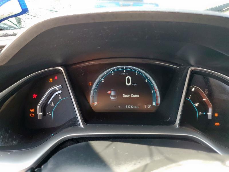 19XFC2F78GE033301 - 2016 HONDA CIVIC EX BLACK photo 9