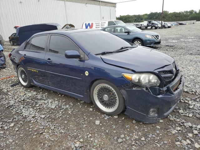 2T1BU4EE4BC666313 - 2011 TOYOTA COROLLA BASE BLUE photo 4