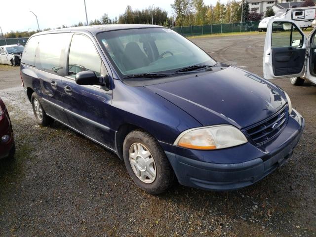 2FMZA5043YBC33980 - 2000 FORD WINDSTAR WAGON BLUE photo 4