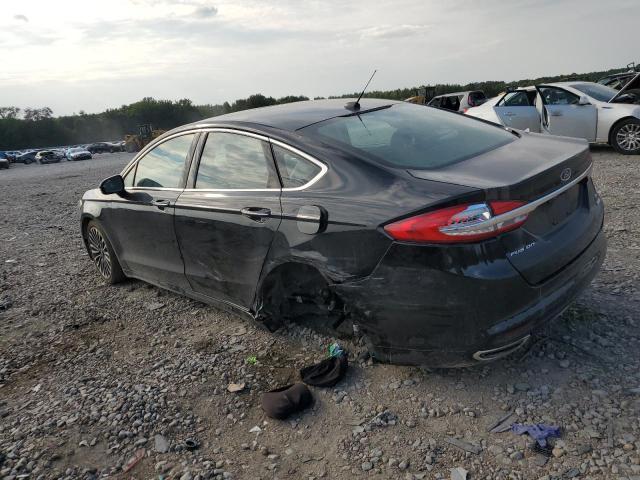 3FA6P0H97HR205227 - 2017 FORD FUSION SE BLACK photo 2