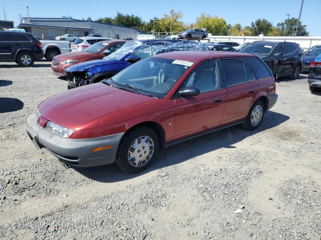 1G8ZH8284VZ321585 - 1997 SATURN SW1 BURGUNDY photo 1