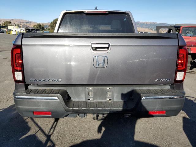 5FPYK3F69JB007582 - 2018 HONDA RIDGELINE RTL GRAY photo 6