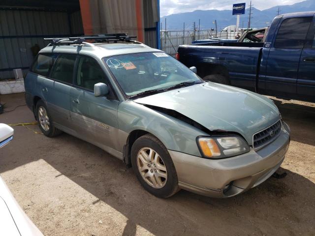 4S3BH686037648589 - 2003 SUBARU LEGACY OUTBACK LIMITED GREEN photo 4