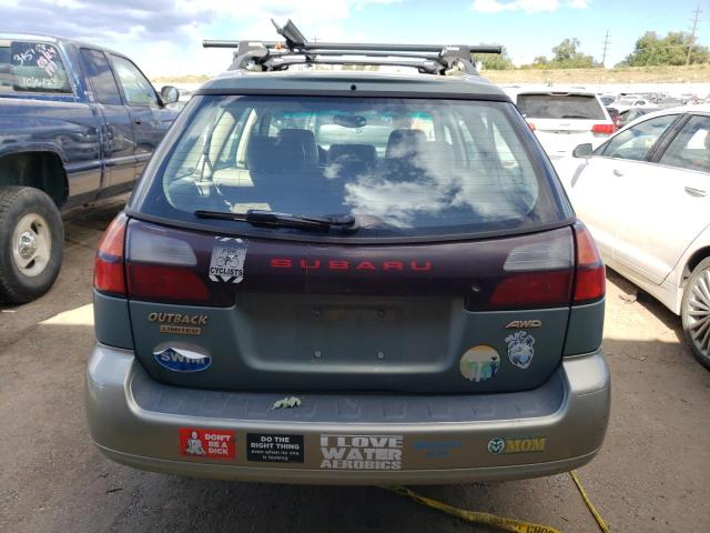 4S3BH686037648589 - 2003 SUBARU LEGACY OUTBACK LIMITED GREEN photo 6