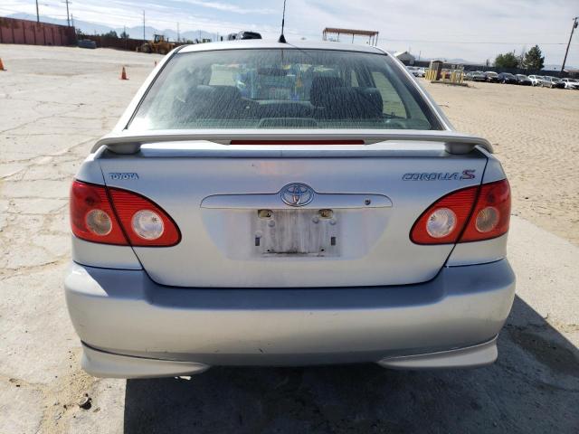 1NXBR30E16Z647998 - 2006 TOYOTA COROLLA CE SILVER photo 6