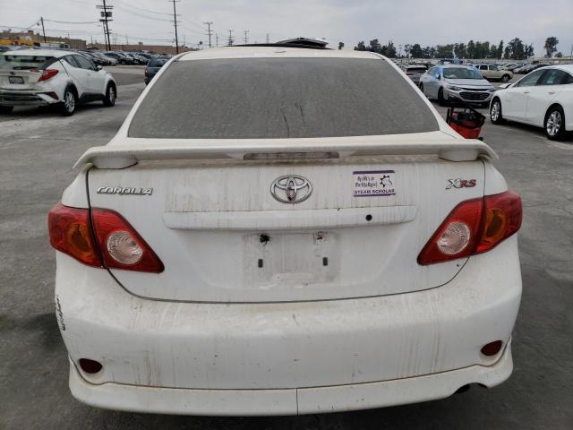 1NXBE40E49Z102013 - 2009 TOYOTA COROLLA XRS WHITE photo 6