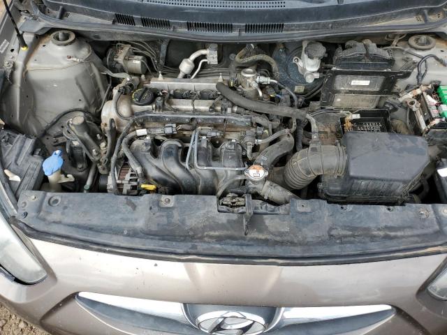 KMHCT4AEXDU570569 - 2013 HYUNDAI ACCENT GLS TAN photo 11