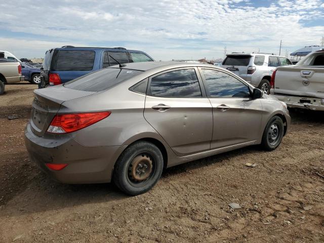 KMHCT4AEXDU570569 - 2013 HYUNDAI ACCENT GLS TAN photo 3