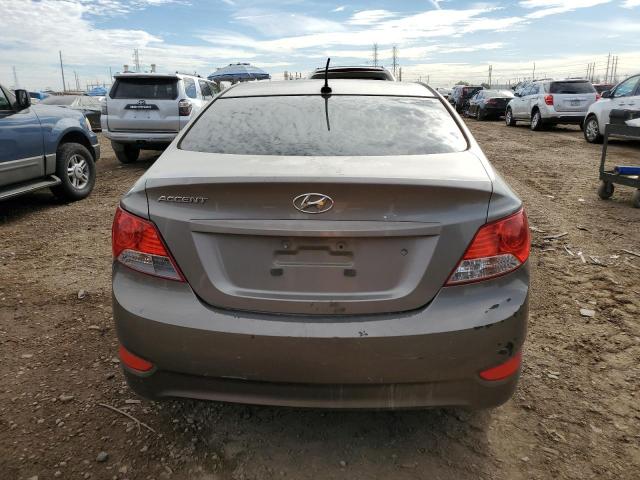 KMHCT4AEXDU570569 - 2013 HYUNDAI ACCENT GLS TAN photo 6