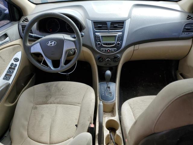 KMHCT4AEXDU570569 - 2013 HYUNDAI ACCENT GLS TAN photo 8