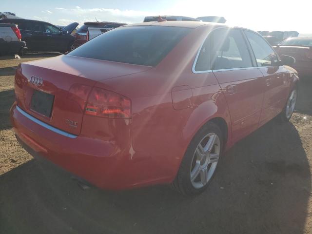 WAUDF78E87A201624 - 2007 AUDI A4 2.0T QUATTRO RED photo 3