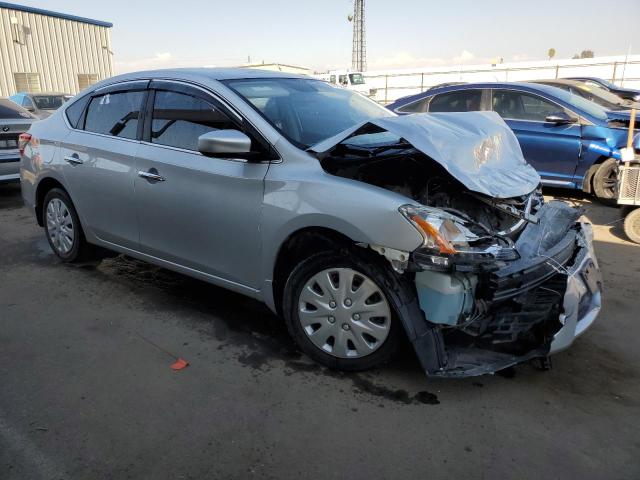 3N1AB7AP7FY285008 - 2015 NISSAN SENTRA S SILVER photo 4