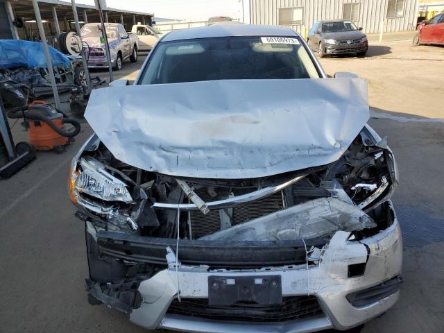 3N1AB7AP7FY285008 - 2015 NISSAN SENTRA S SILVER photo 5