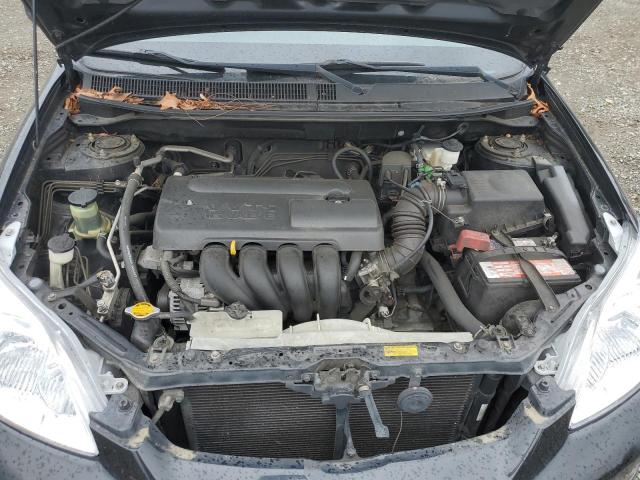 2T1KR32E24C188637 - 2004 TOYOTA COROLLA MATRIX XR BLACK photo 11