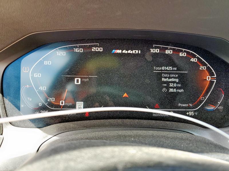 WBA13AR07MCF42902 - 2021 BMW M440XI CHARCOAL photo 9