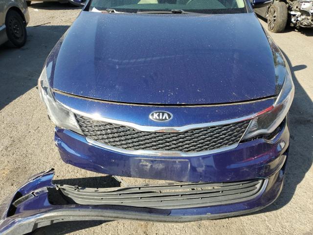 5XXGT4L34GG076834 - 2016 KIA OPTIMA LX BLUE photo 11