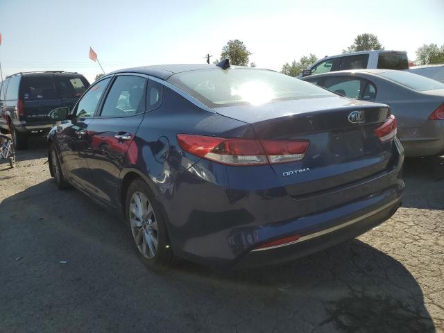 5XXGT4L34GG076834 - 2016 KIA OPTIMA LX BLUE photo 2