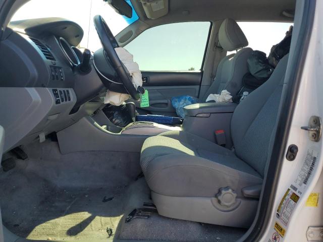3TMLU4ENXBM073387 - 2011 TOYOTA TACOMA DOUBLE CAB WHITE photo 7