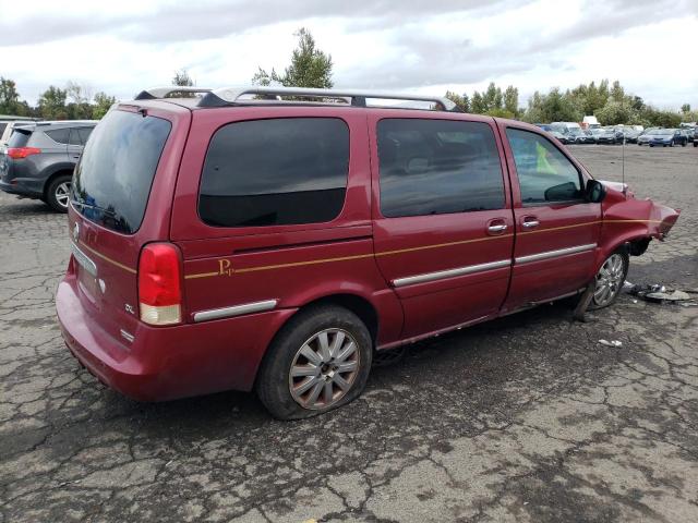 5GADX33L35D270832 - 2005 BUICK TERRAZA CXL RED photo 3