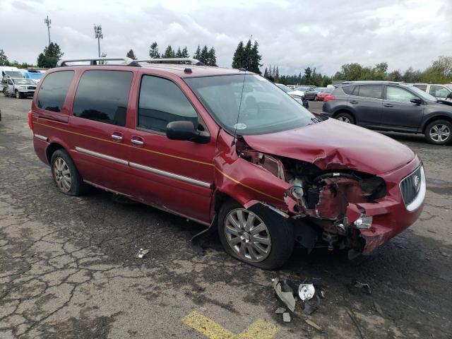 5GADX33L35D270832 - 2005 BUICK TERRAZA CXL RED photo 4