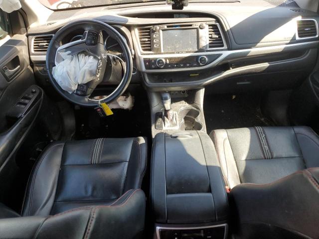 5TDKZRFH6KS570083 - 2019 TOYOTA HIGHLANDER SE MAROON photo 8